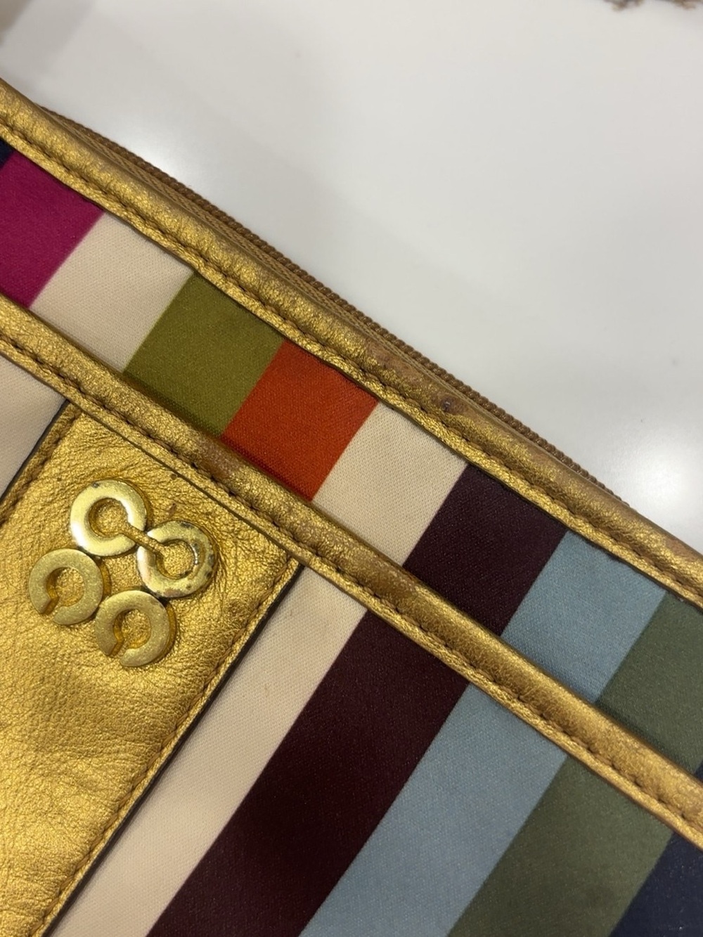 Coach Julia Stripe Legacy Crossbody Bag - Picture 5 of 7